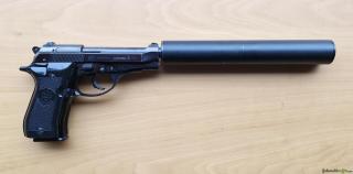 Beretta 84bb mit Gewindelauf