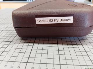 Beretta 92 FS Spezial Makes Bronze 9x19mm Parabellum/Luger/NATO