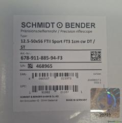 Schmidt & Bender 12.5-50x56 FTII Sport FT3